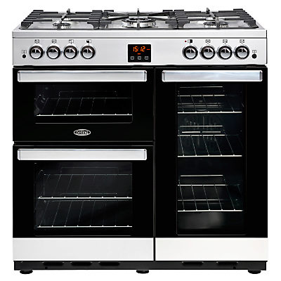 Belling Cookcentre 90G Gas Range Cooker Stainless Steel / Black